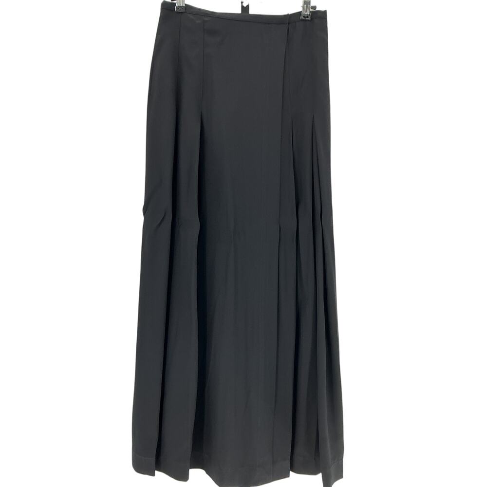 Toteme Black Maxi Pleated Skirt